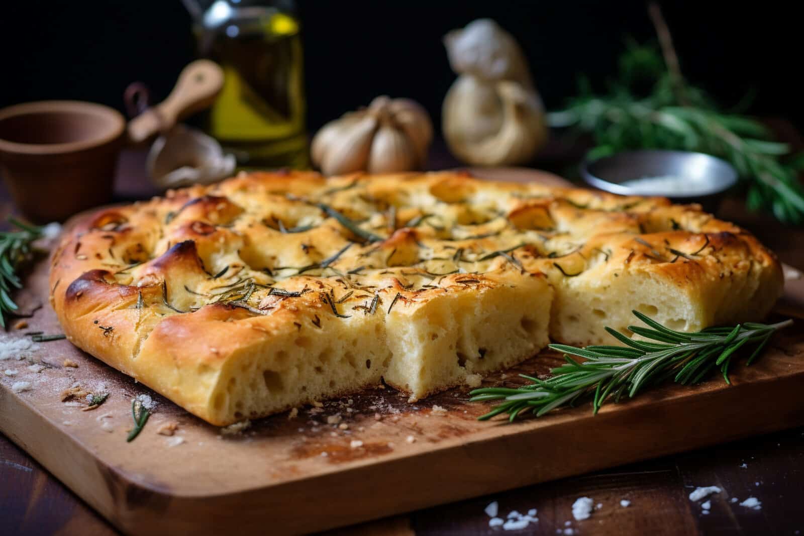 Recette du pain focaccia